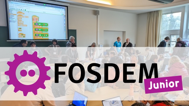 MicroBlocks at FOSDEM Junior 2025